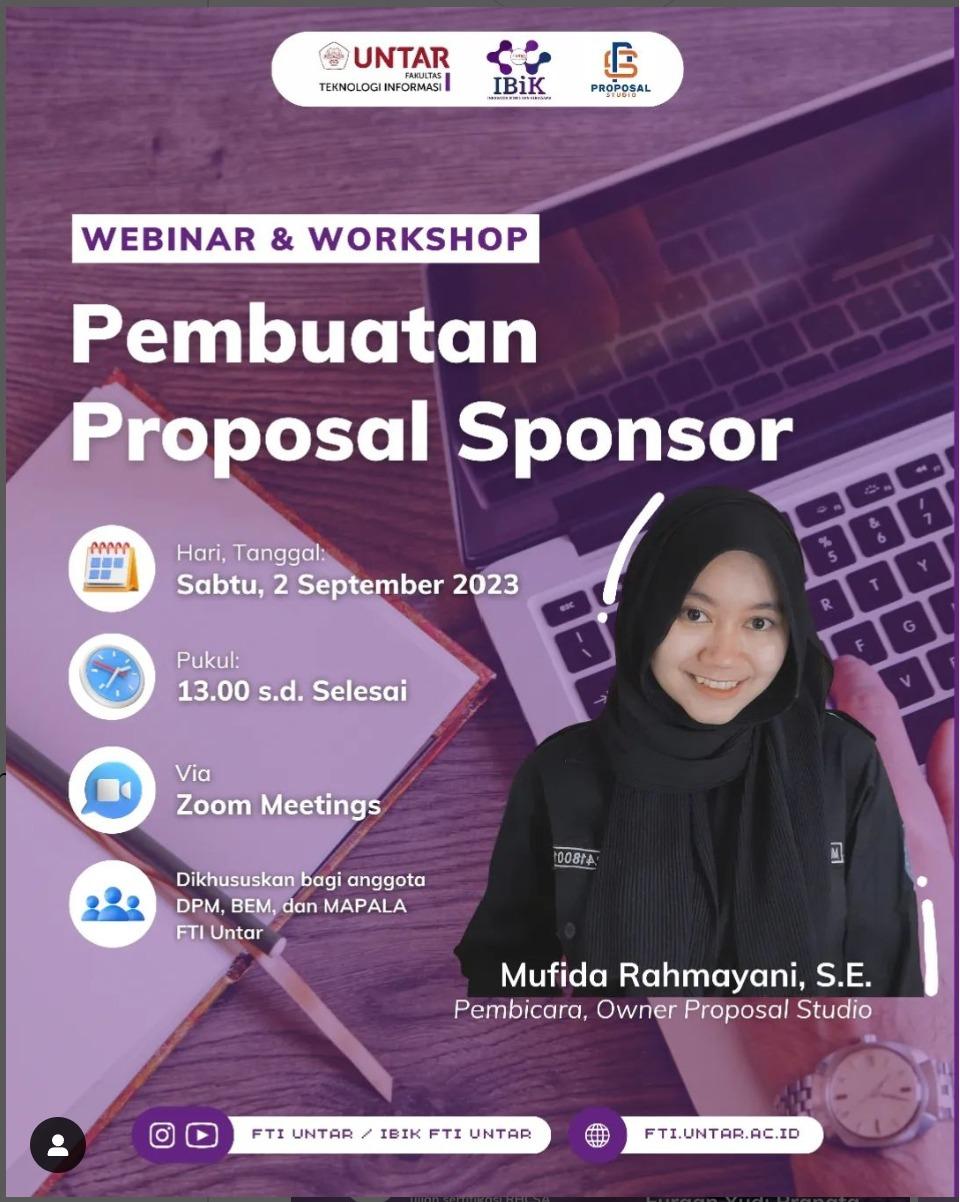 Proposal Studio bersama FTI Universitas Tarumanegara