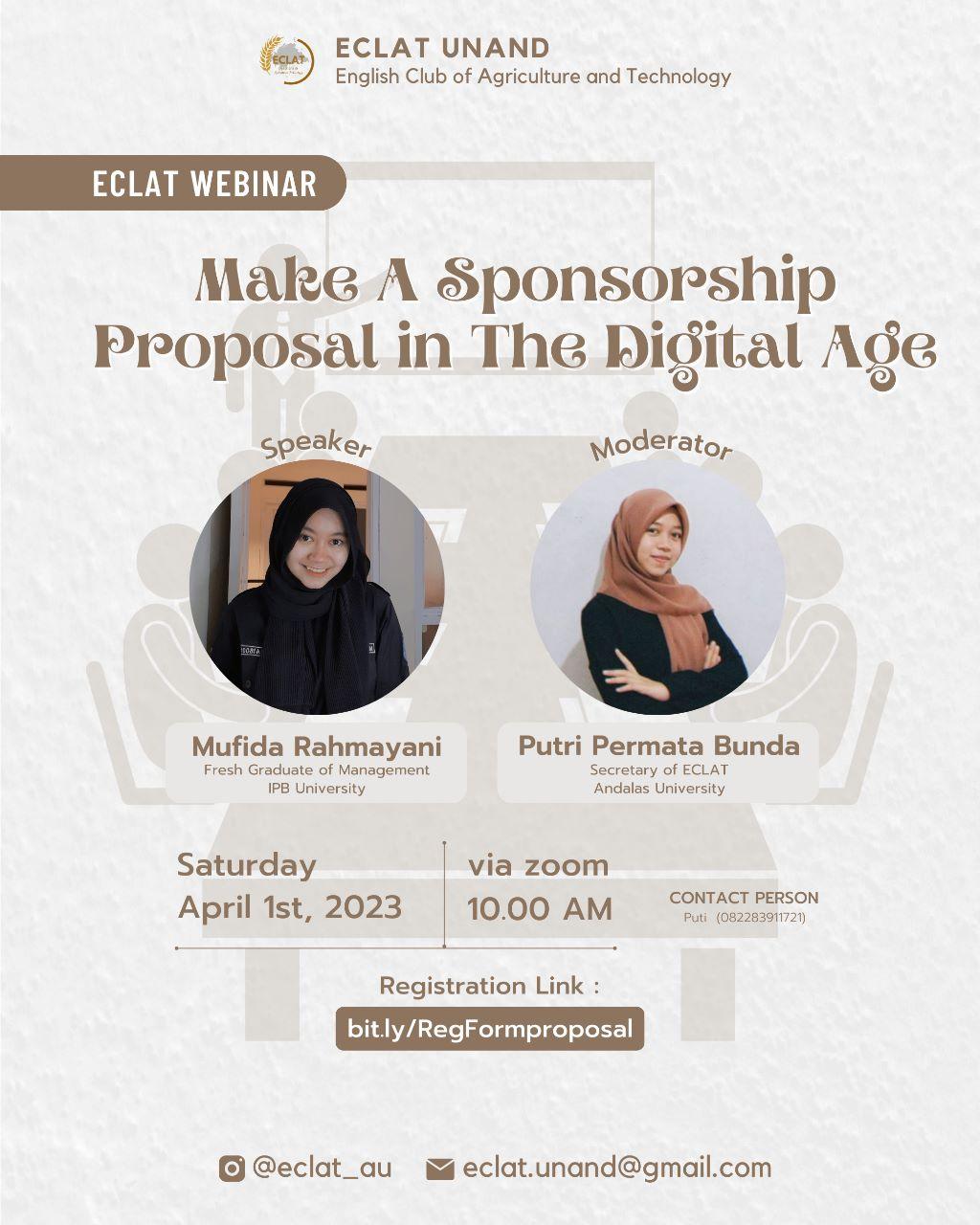 Proposal Studio bersama ECLAT Universitas Andalas